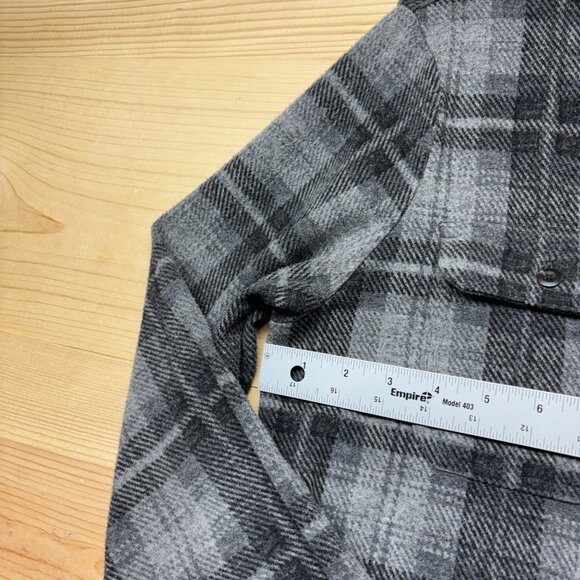 7 Diamonds Shirt Mens Small Gray Generation Soft Flannel Button Up Stretch - Picture 4 of 11